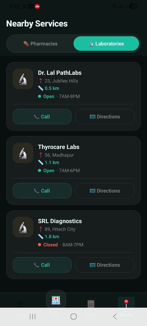 QEase patient app screen 8
