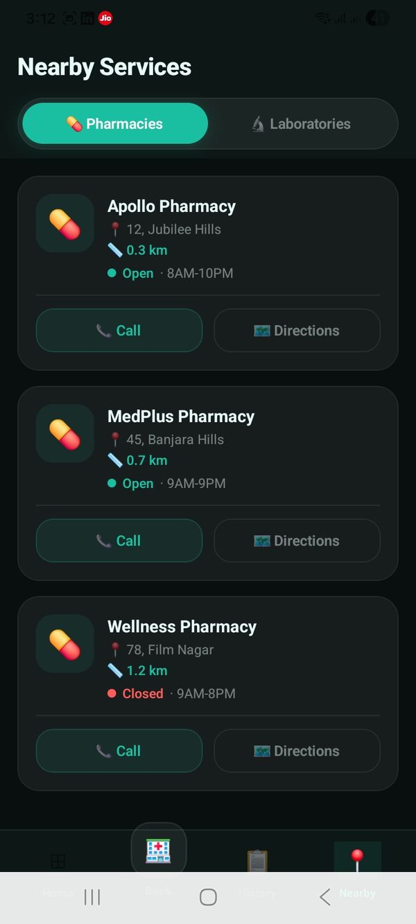 QEase patient app screen 11